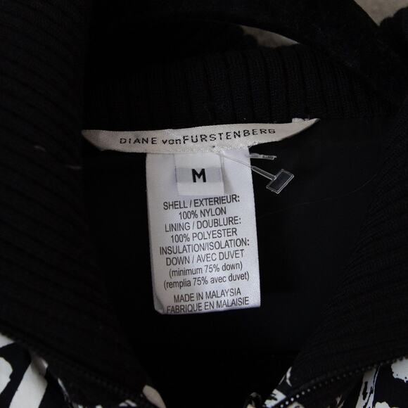 Diane Von Furstenberg Pattern Puffer Vest - Picture 2 of 3